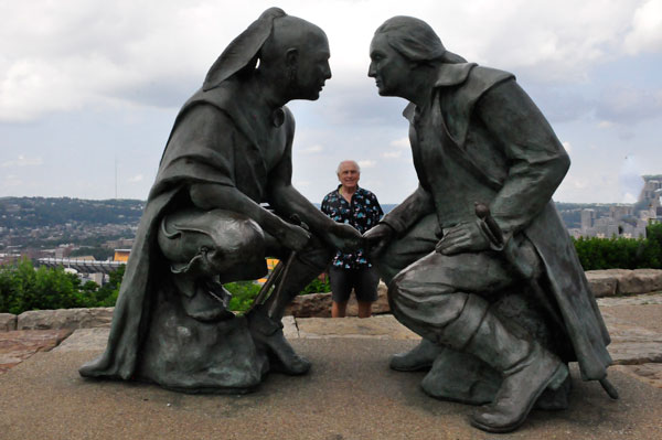 Lee Duquette at the Point of View Monument
